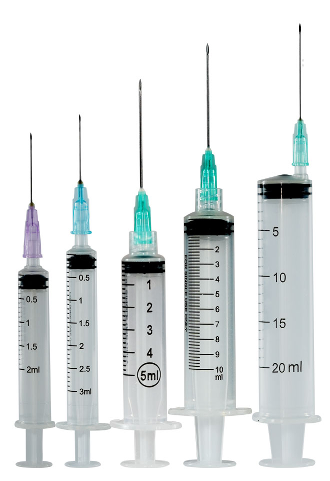 Hipodermik Şırınga - Luer Slip/Luer Lock