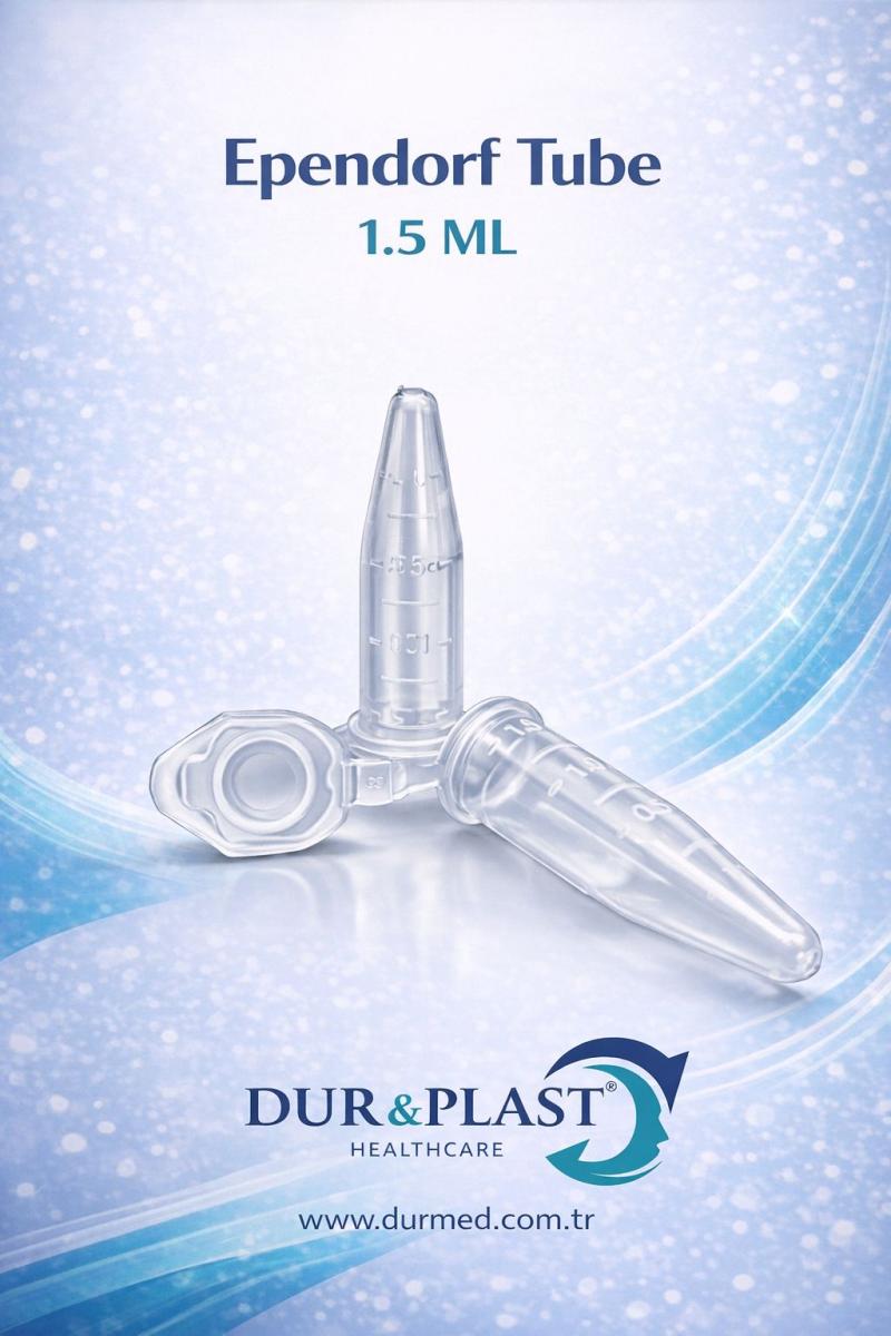 EPPENDORF TUBE WITH CAP 1.5 ML