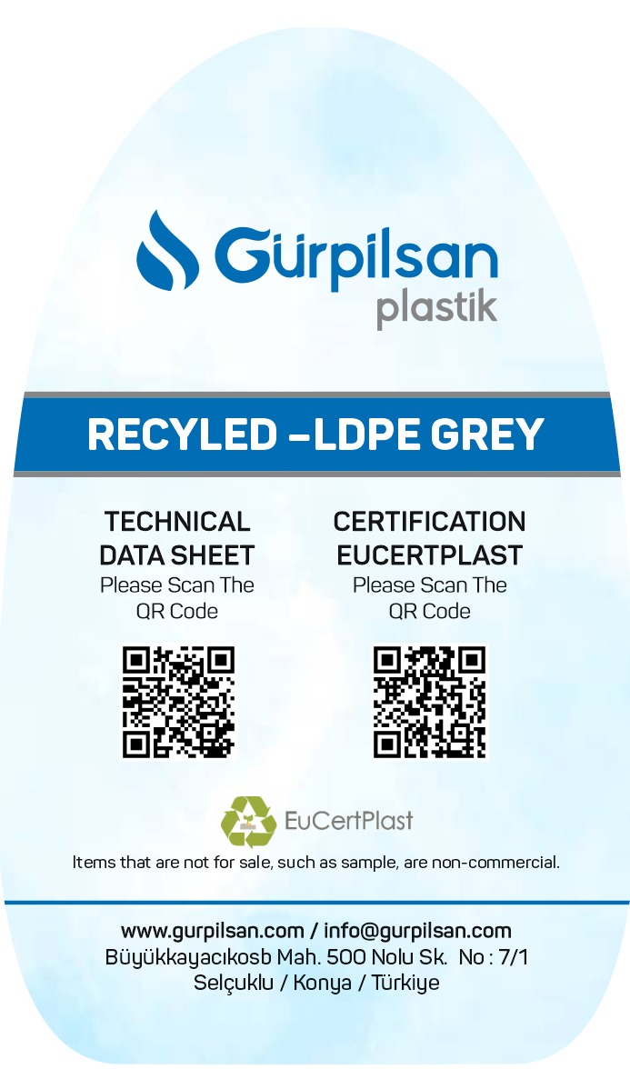 Polietilen Geridönüşüm Granül Hammadde