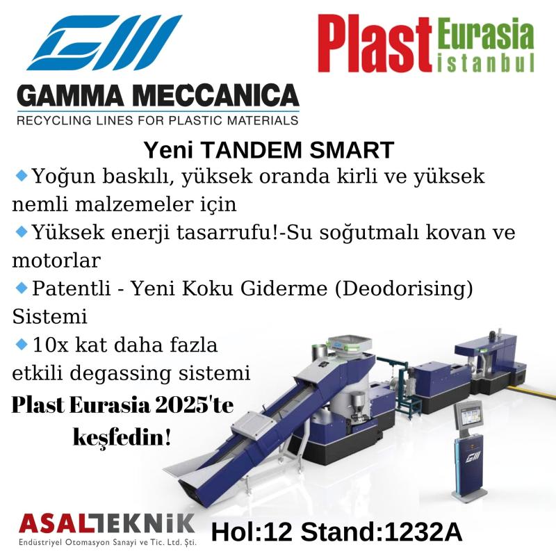 GAMMA MECCANICA Plastik Geri Dönüşüm Hattı
