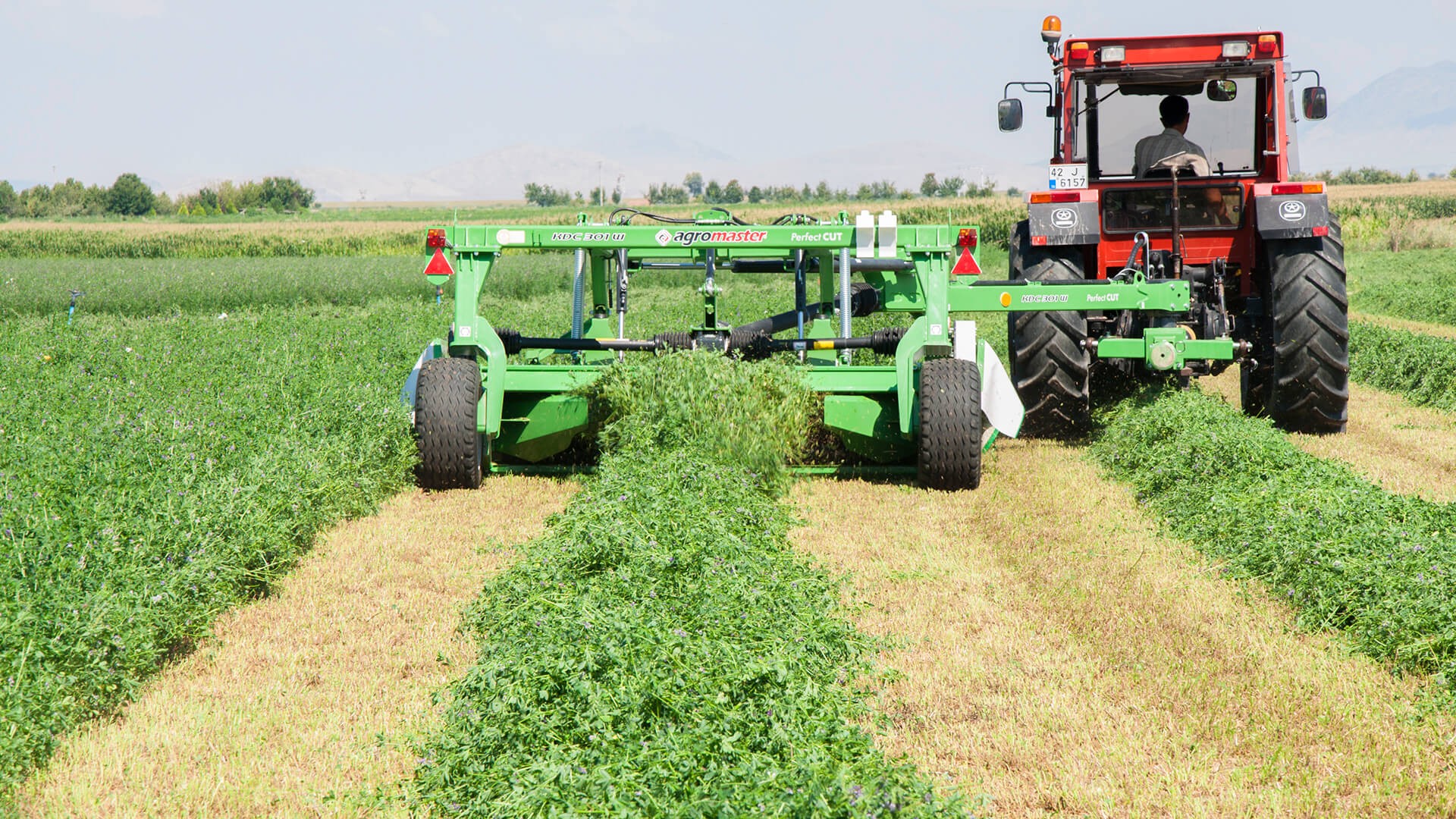 Disc Mowers with Trailed Type