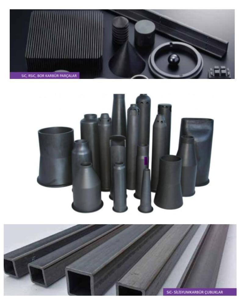 SİC, RSİC, BOR KARBÜR PARÇALAR