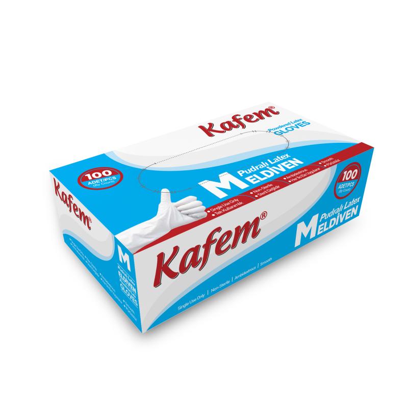 Pudralı Lateks Muayene Eldiveni
