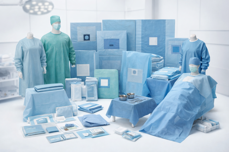 Tek Kullanımlık Cerrahi Örtüler, Önlükler ve Ameliyat Setleri