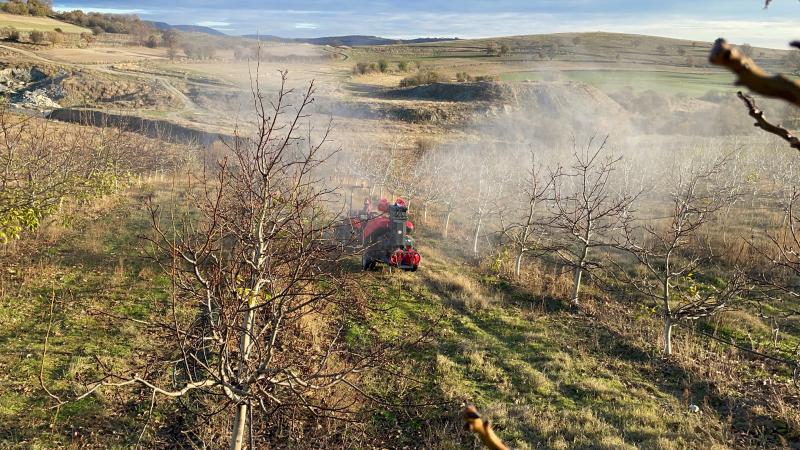 Electrostatic Orchard Sprayer