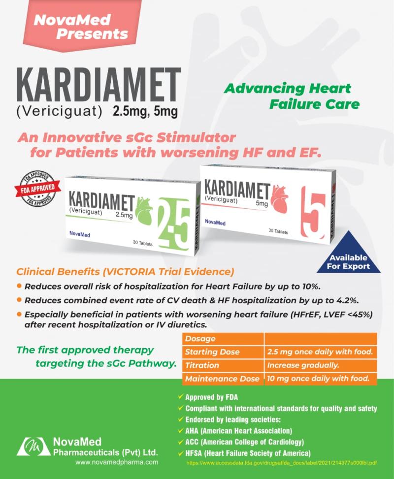 KARDIAMET TABLETS 2.5mg & 5mg
