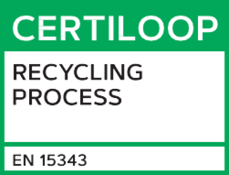 Recycling Process Traceability Certificate