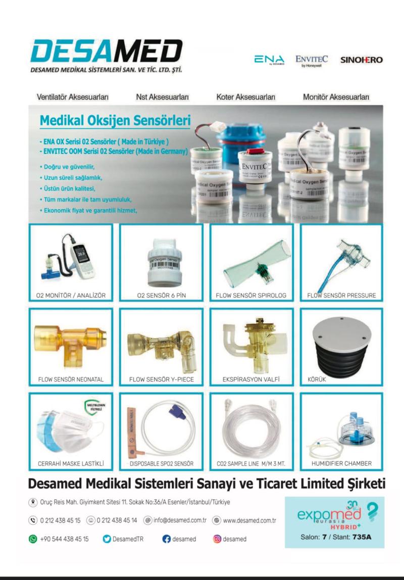 Anestezi / Ventilatör Parçaları