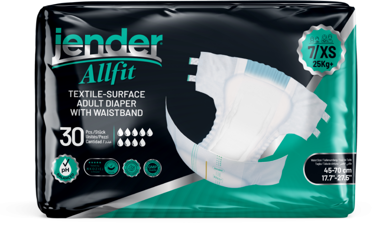 Jender XS Bel Bantlı Yetişkin Bezi