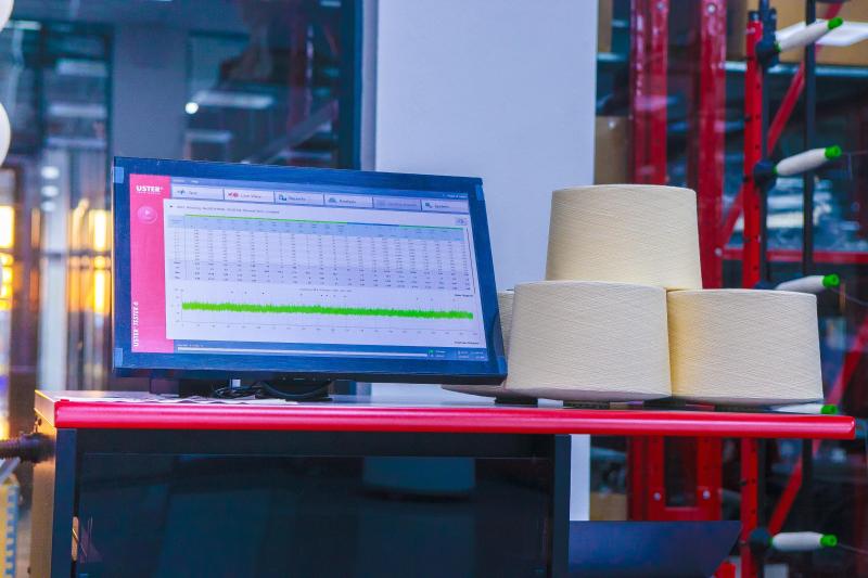 open-end örme ve dokuma %100 pamuk ipliği