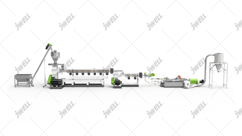 JWL Serisi Sert Plastik Tek Vida Peletleme Makinesi