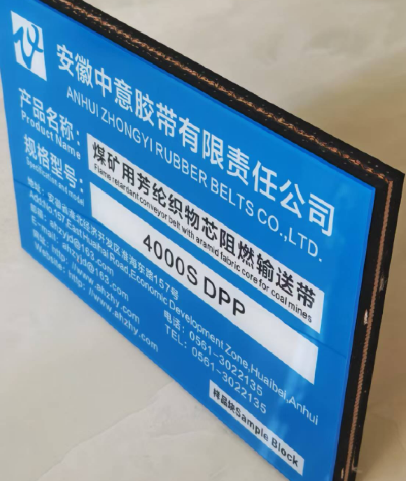 Aramid Kumaş Gövdeli Alev Dirençli Konveyör Bantları