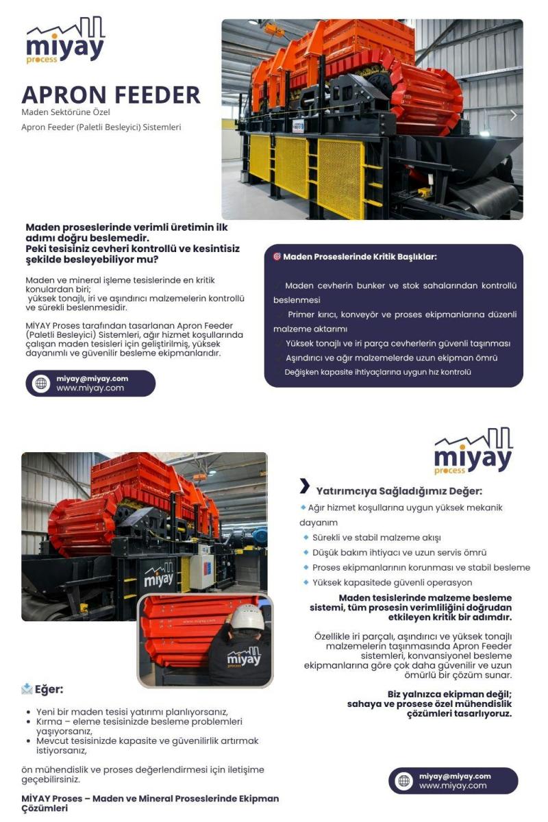 Apron Feeder (Paletli Besleyici)