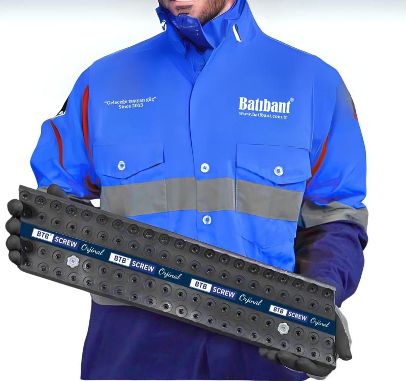 BtbScrew Vidalı Kauçuk Bant Ekleme Sistemi