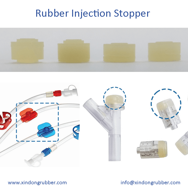 Heparin Kapağı Y Portlu Kan Seti için Kauçuk Enjeksiyon Tıpası