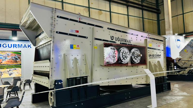 Dişli Tahrikli Yatay Elek