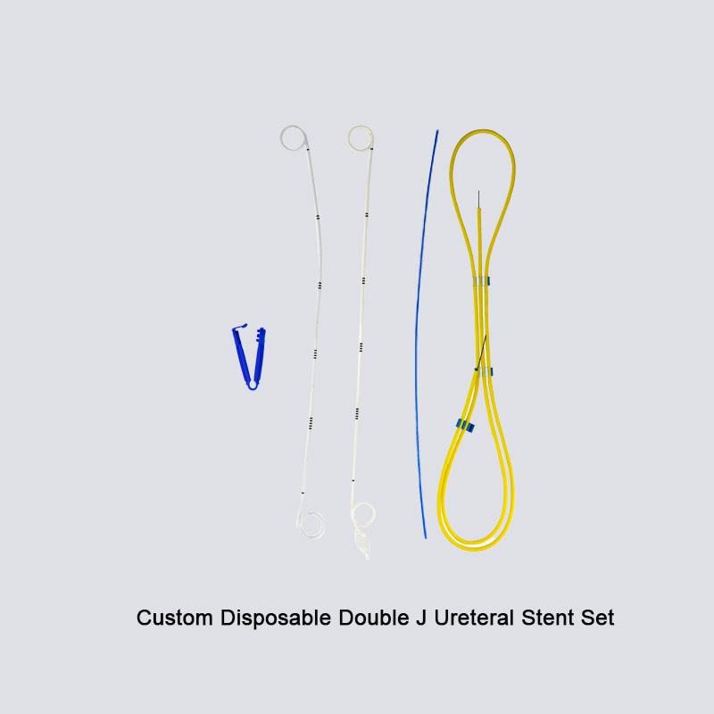 Özel Tek Kullanımlık Çift J Üreter Stent Seti