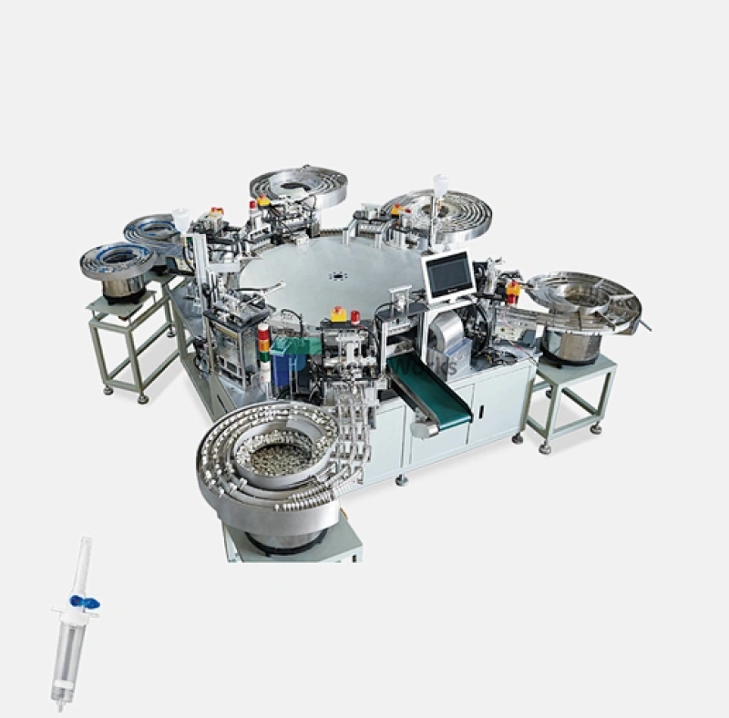 Six Pars Drip Chamber Assembly Machine