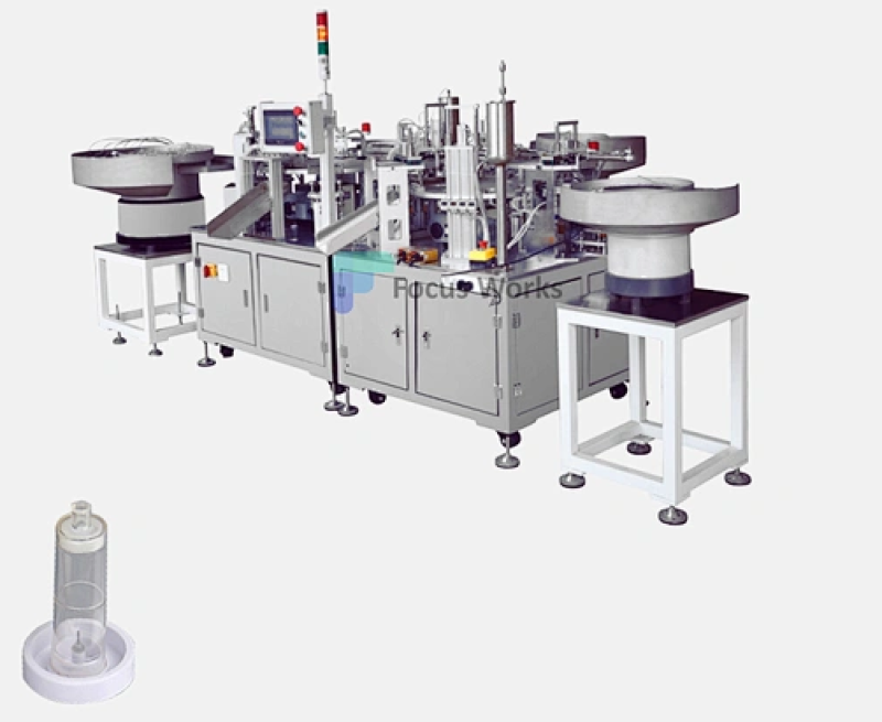 Burette Infusion Set Lower Cap Assembly Machine