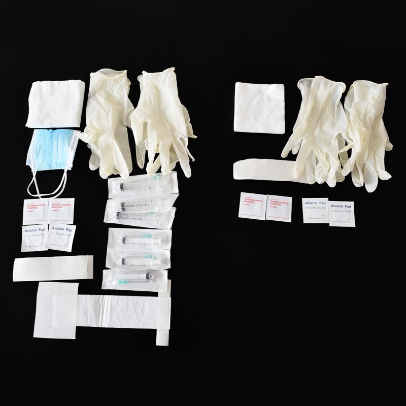 tıbbi setler, kateter sabitleme cihazları, tıbbi pansumanlar, kesi örtüleri, cerrahi bantlar, turnikeler, maskeler ve diğer temel tıbbi ürünler.