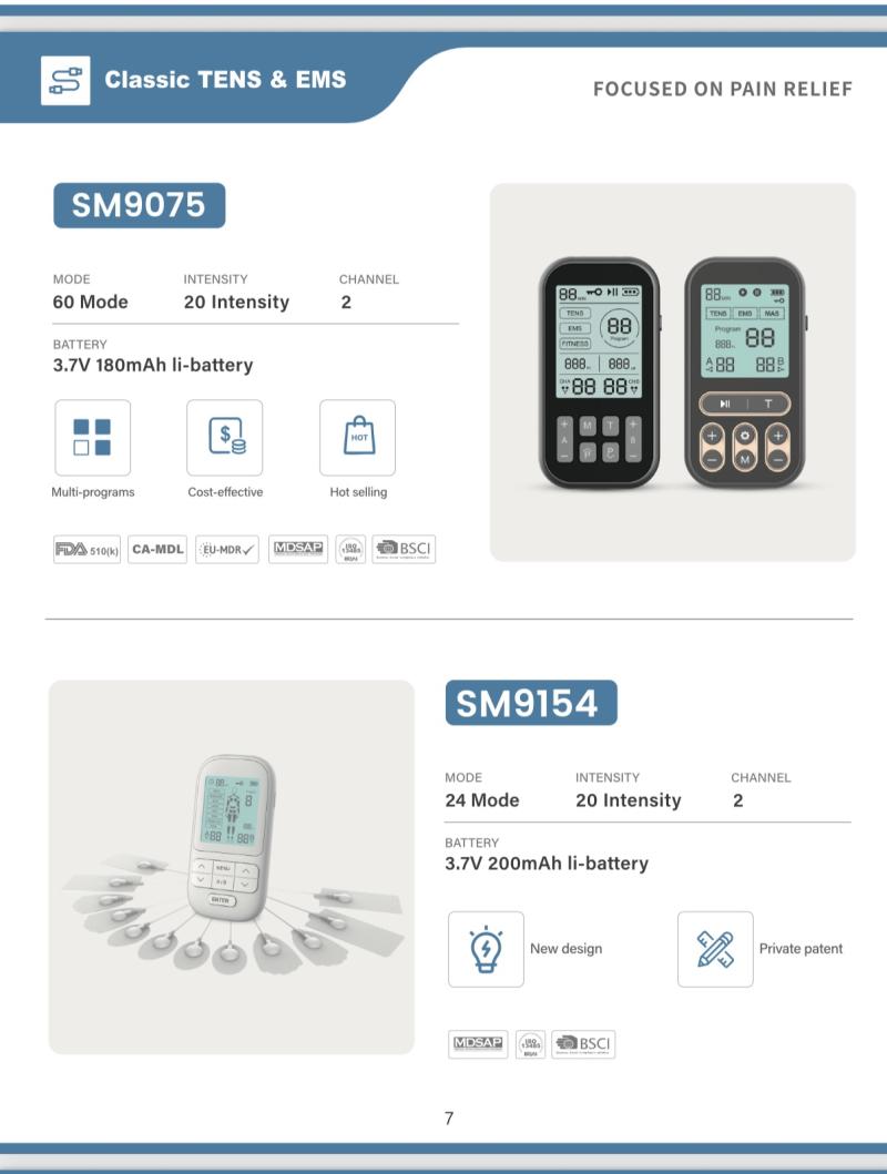 TENS EMS puls masajörü
