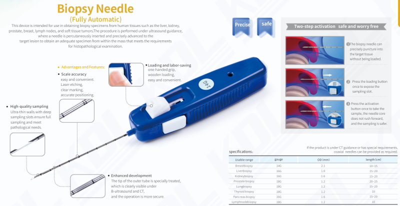 Biyopsi İğnesi (Tamamen Otomatik)
