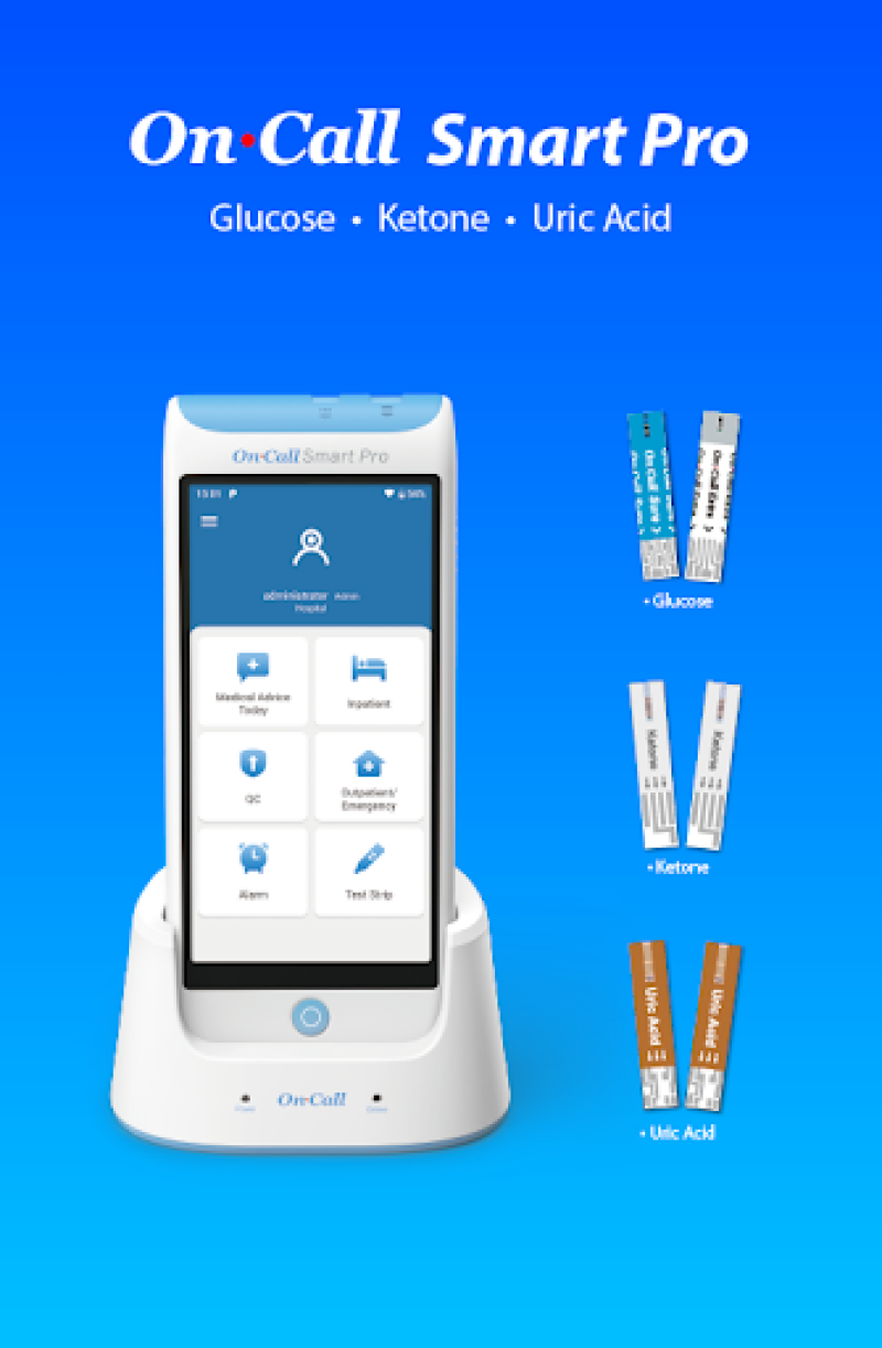 On Call® Smart Pro Kan Glikozu/Keton/Ürik Asit Analizörü