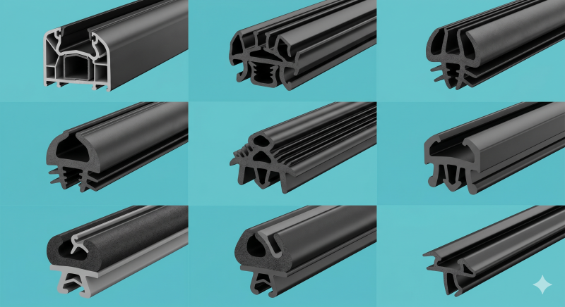 Epdm Kauçuk Cephe ve Doğrama Fitilleri