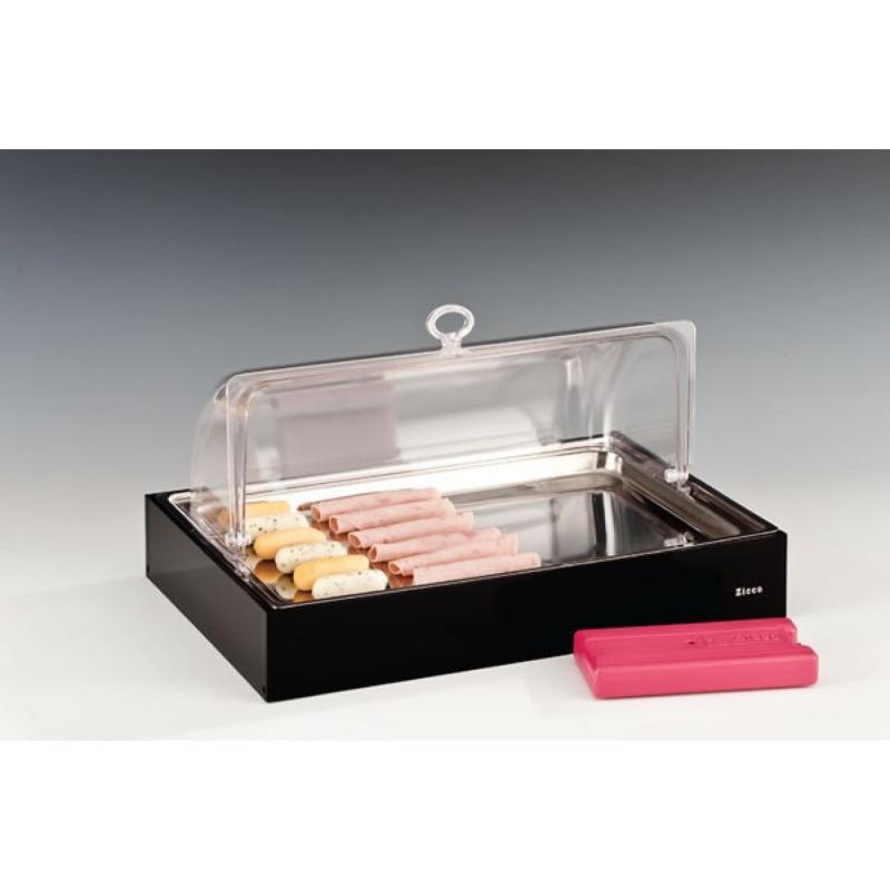 ZCP 292 POLYCARBONAT ROLLTOP KAPAKLI SOĞUTUCULU TEŞHİR / KÜÇÜK 45 X 30 cm
