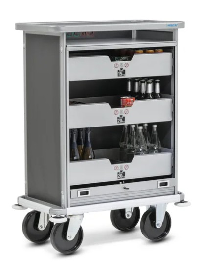 WANZL Premium MBW-Secure Minibar Trolley