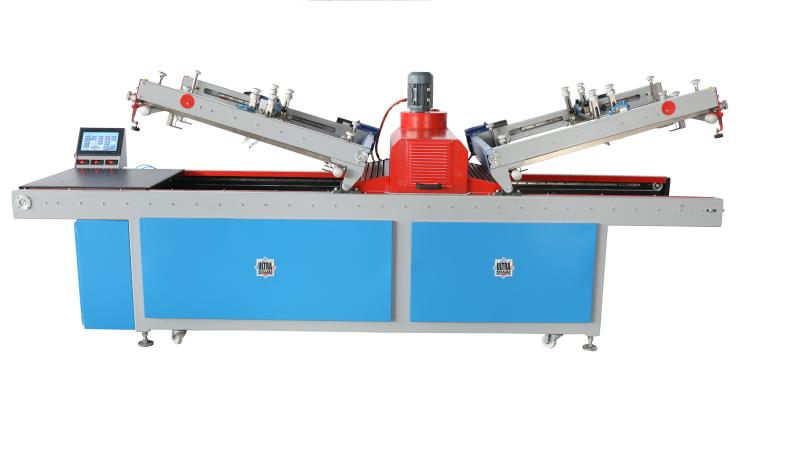 ÖZEL İMALAT UV KURUTMALI 2 RENKLİ SERİGRAFİ BASKI MAKİNESİ