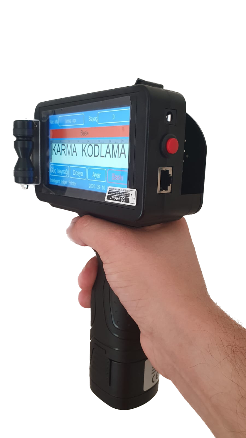 El Tipi Inkjet Markalama Makinası