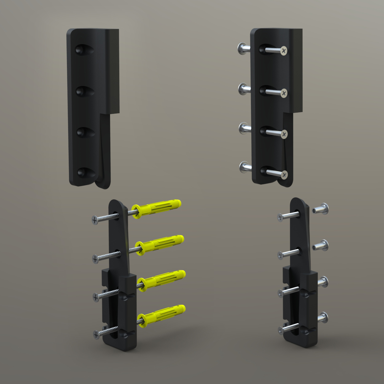 BEDSET Slide fixing Set
