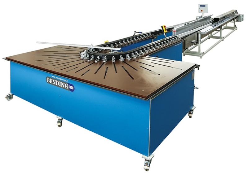 MOTORLU PVC KEMER BÜKME MAKİNESİ (GLİSERİNLİ YARI OTOMATİK 6 M)