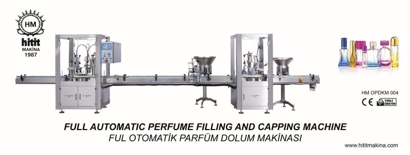 OTOMATİK PARFÜM DOLUM VE KAPATMA MAKİNA