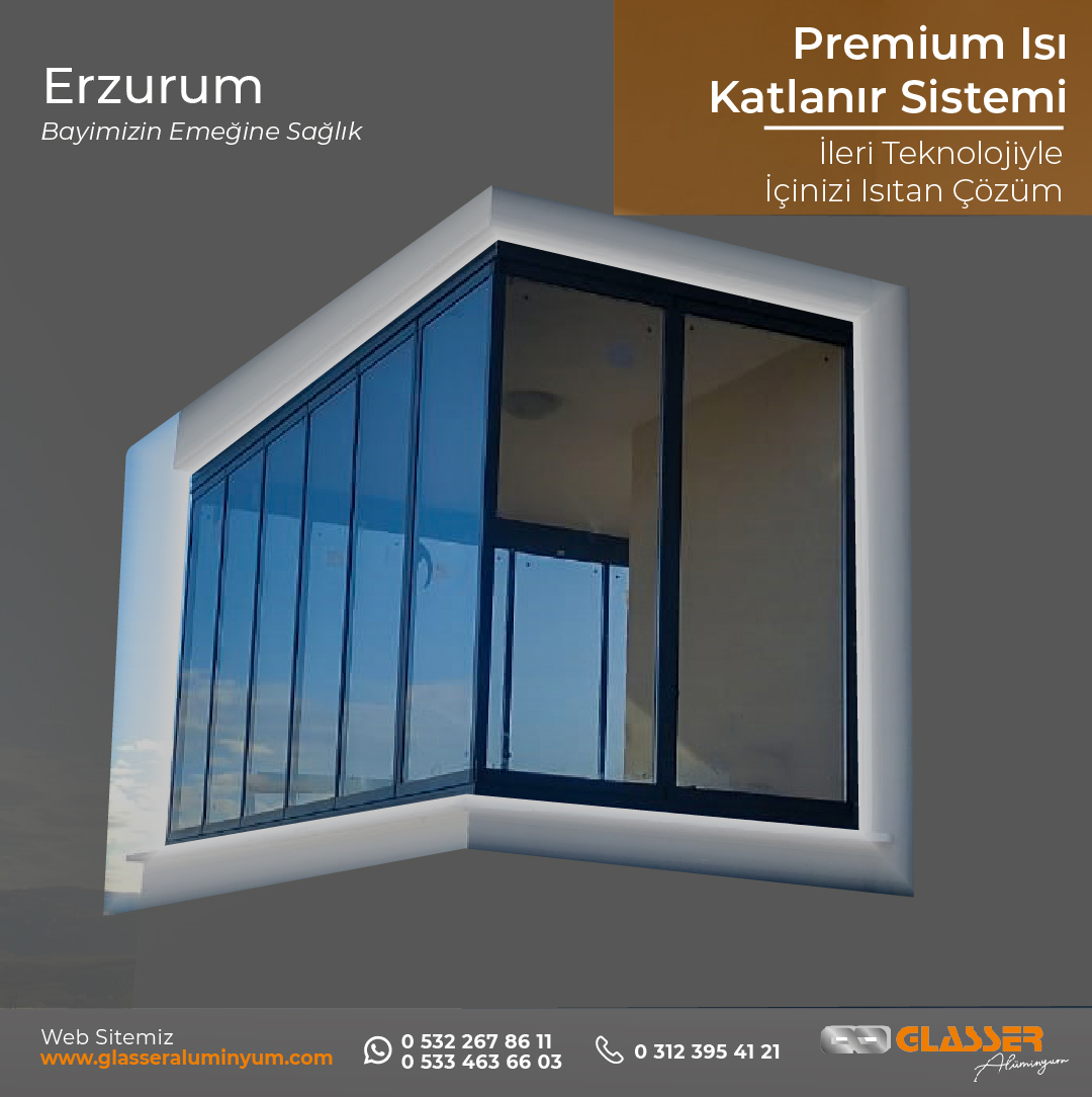 TRenDX Katlanır Cam Balkon
