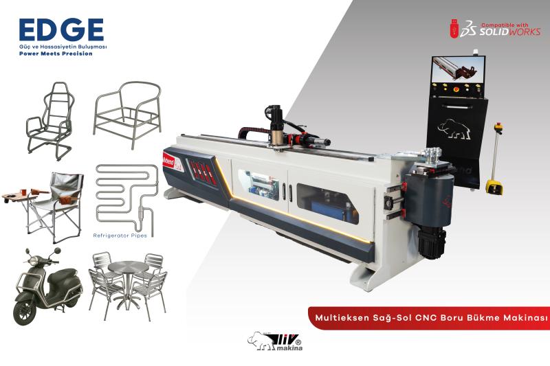 EDGE 25 CNC MULTİ EKSEN BORU BÜKME MAKİNASI