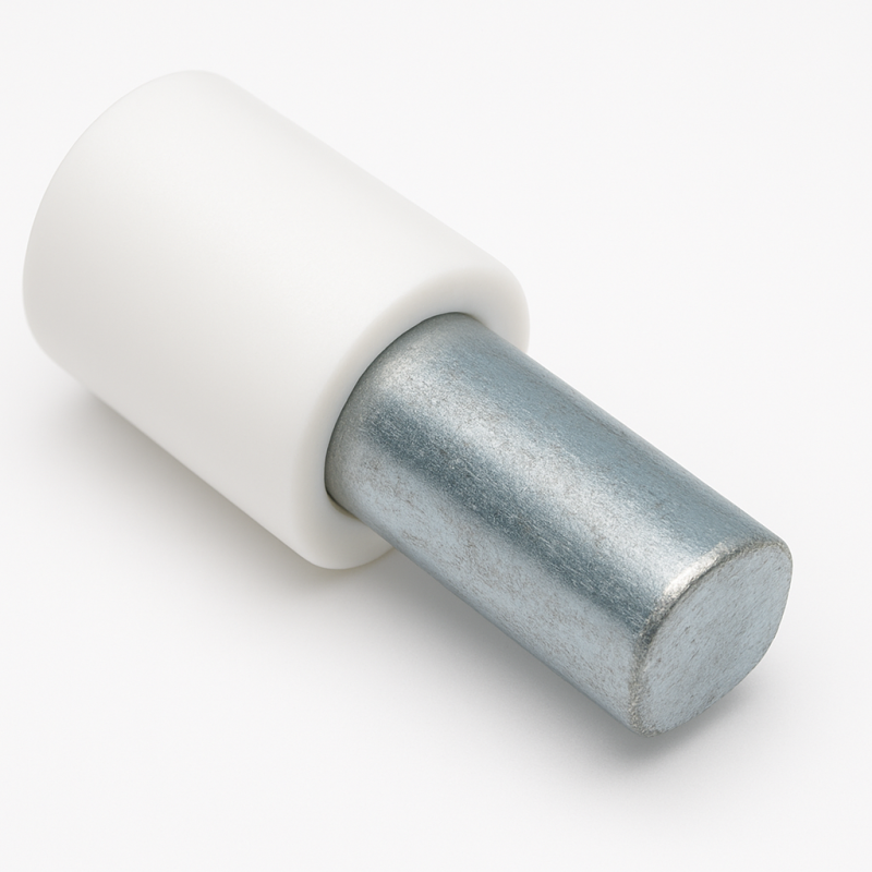 METAL SHELF SUPPORT WITH PLASTIC HEAD