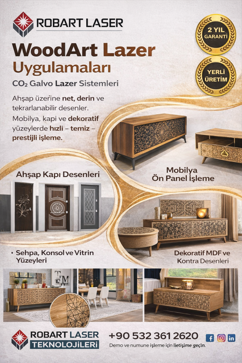 MOBİLYA DESEN LAZERİ