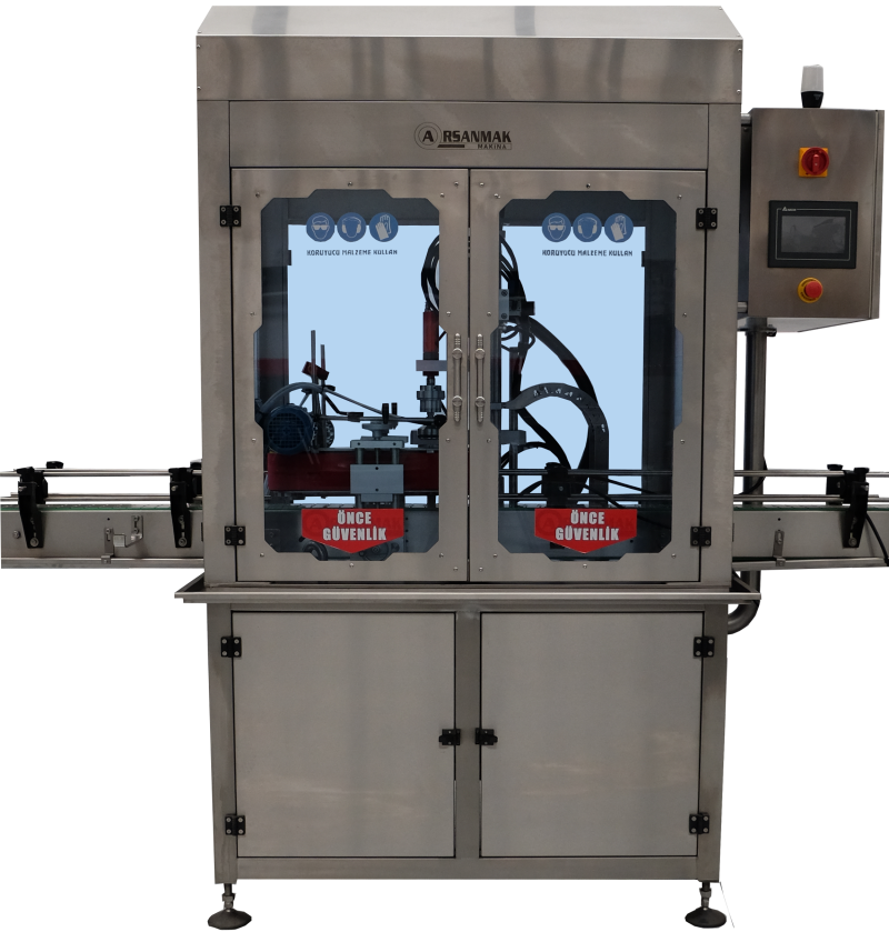 Pick & Place Automatic Lid Capping Machine