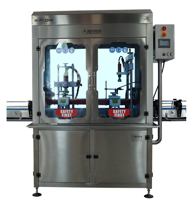 3-Spindle and Balled Lid Capping Machine