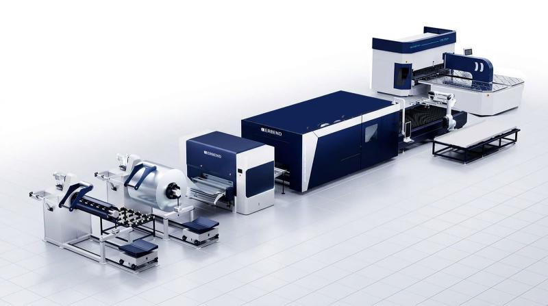 COIL FED FULLY AUTOMATIC LASER CUTTING AND BENDING AUTOMATION LINE