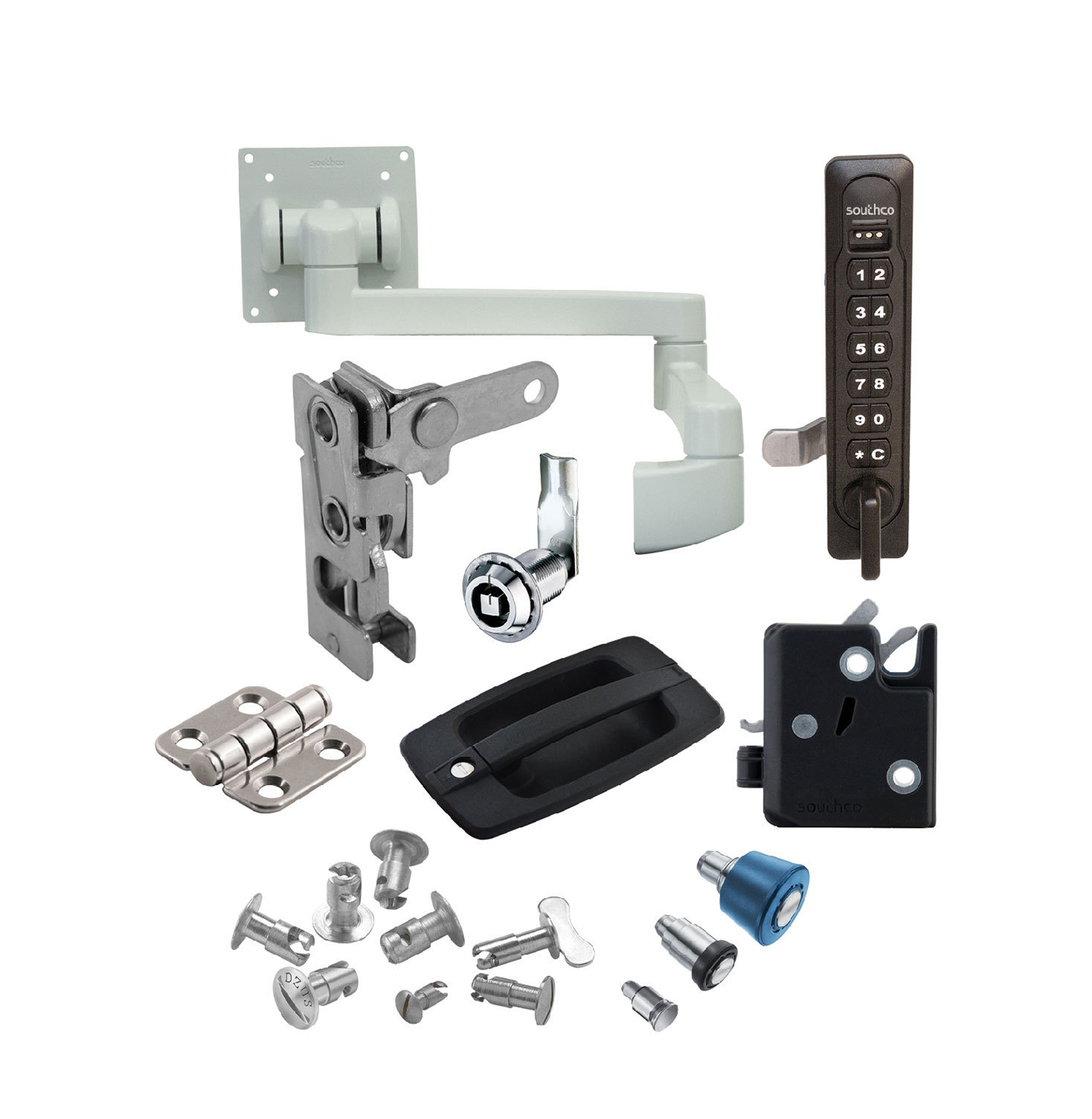 HINGES AND LOCKS