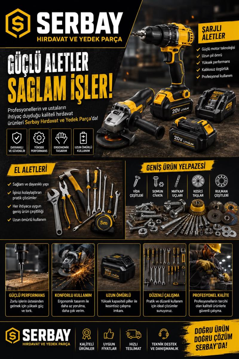 ŞARJLI VE EL ALETLERİ