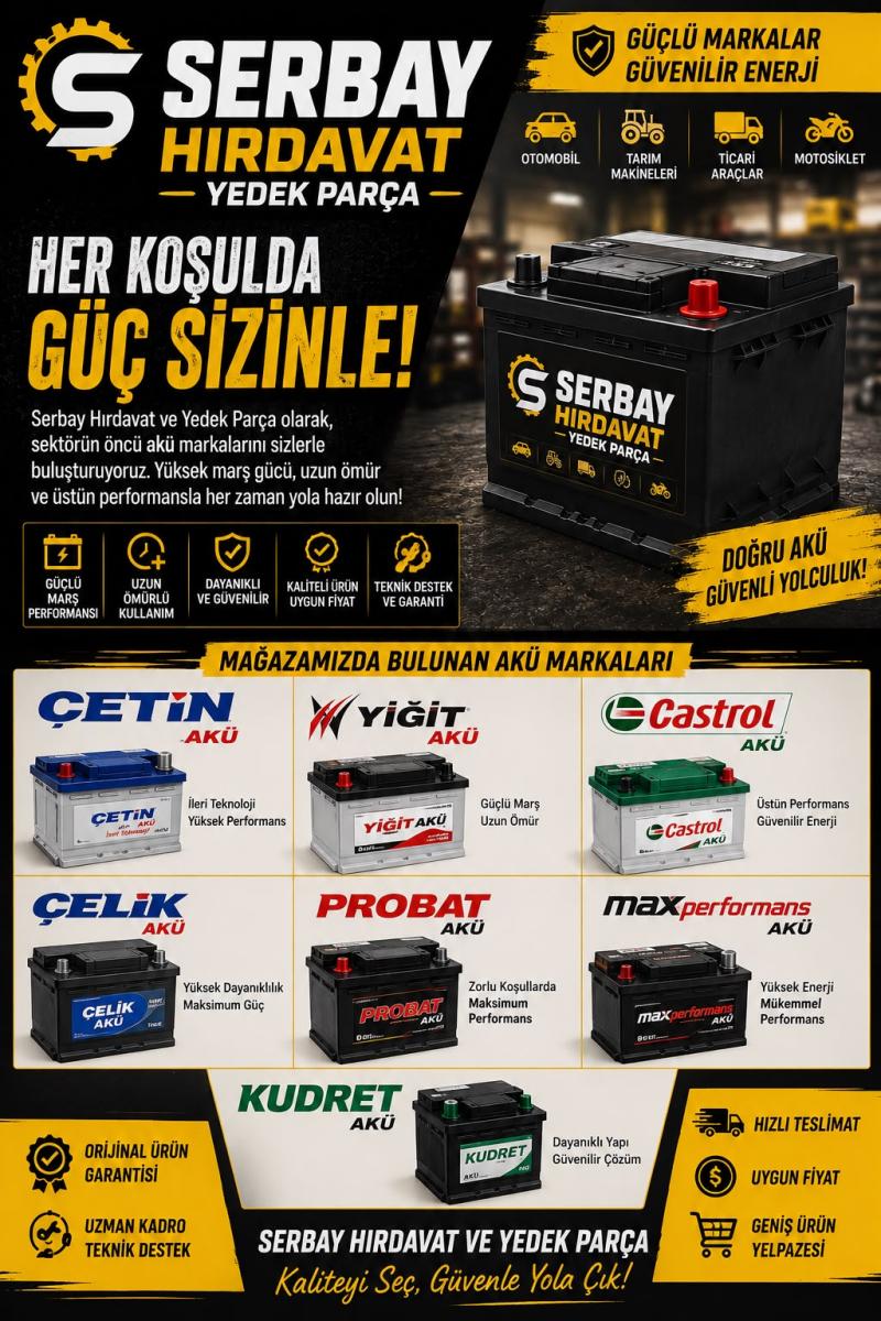AKÜ VE ÇEŞİTLERİ