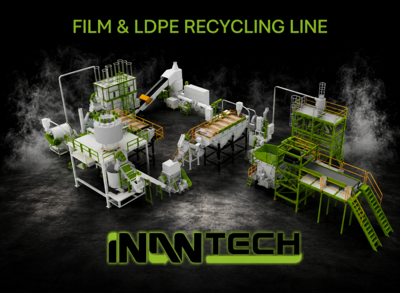 İNAN TECH Film ve LDPE Geri Dönüşüm Hattı