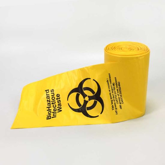 Recycled medical waste bags