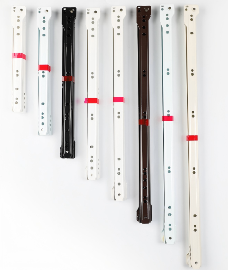 Powder coating drawer slide