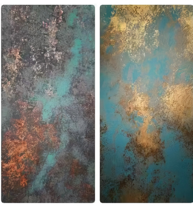 Metal decorative film