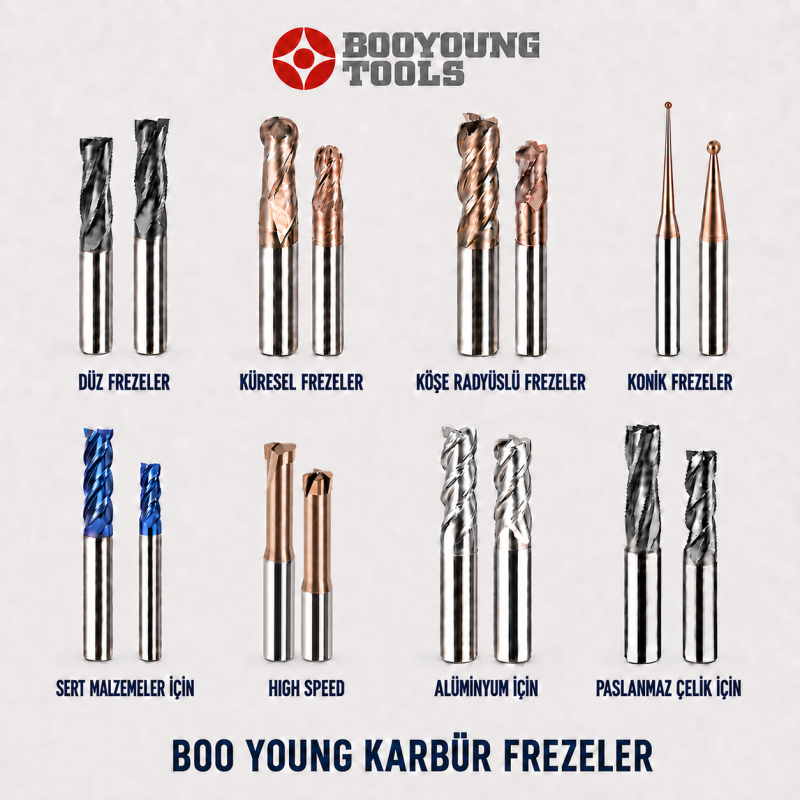 BOO YOUNG KARBÜR FREZELER